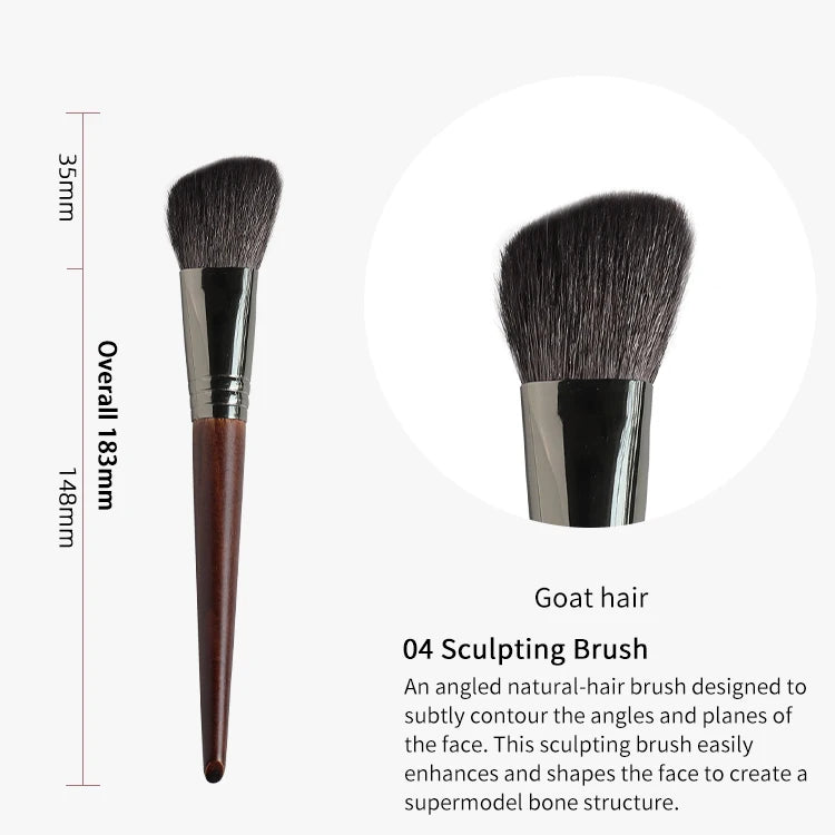 Tapered Highlighter Brush – Face Brush for Blush, Powder & Setting