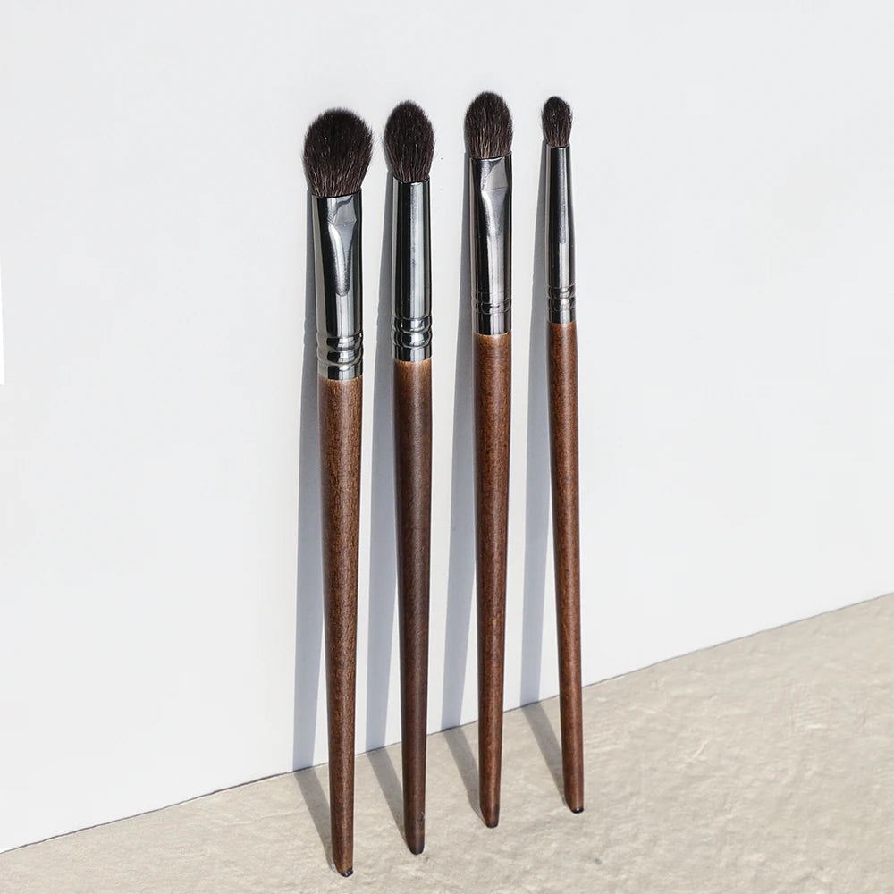 4-Piece Makeup Brush Set – For Powder & Eyeshadow Blending
