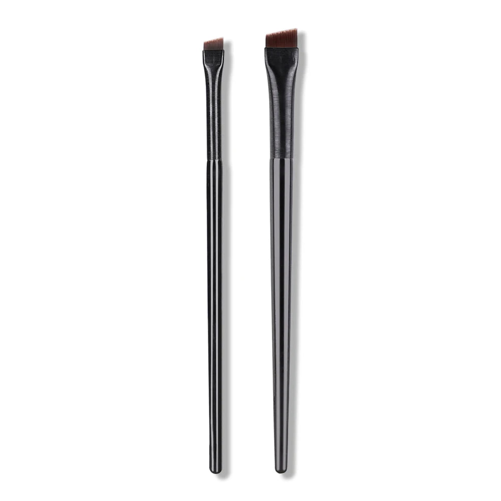 2PCS Eyeliner & Brow Brush Set – For Gel, Crease & Detail Work