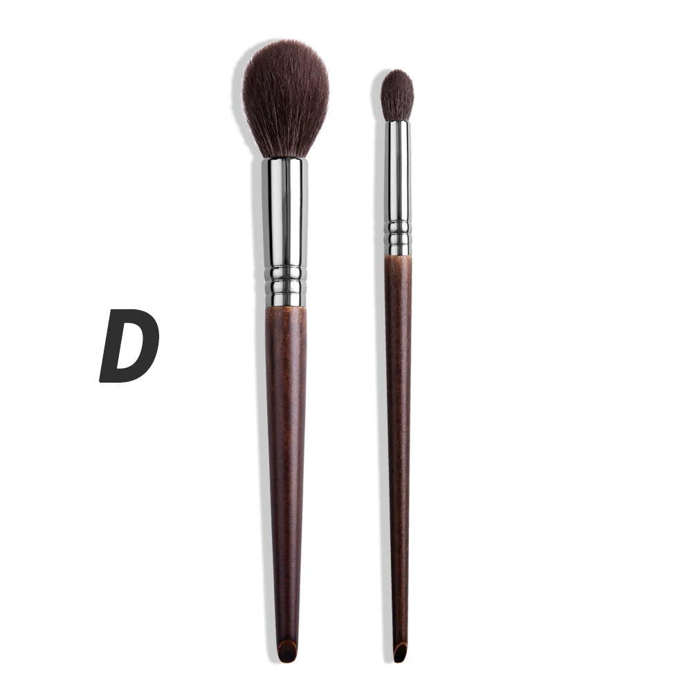 2/6-Piece Eyeshadow Brush Set – Goat Hair Tapered & Blending Tools