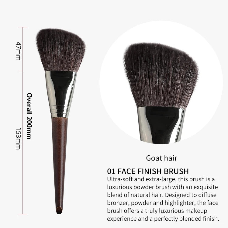 Tapered Highlighter Brush – Face Brush for Blush, Powder & Setting