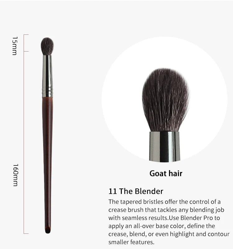 Large Precision Highlight Brush – Goat Hair Shadow & Base Tool (1pc)