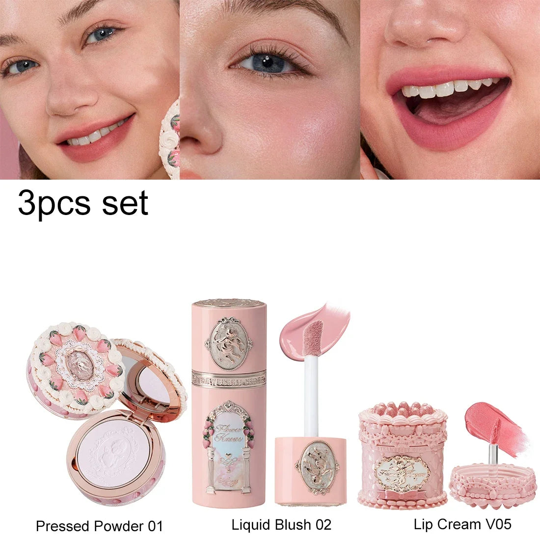 Flower Knows Strawberry Cupid Lip Cream & Blush Set