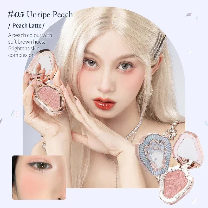 Strawberry Rococo Embossed Blush