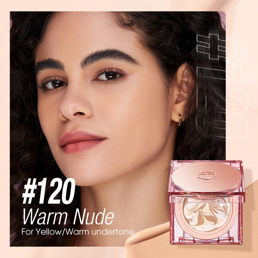 O.TWO.O Triple Cushion Compact – BB & CC Cream, Concealer, Oil-Control, High Coveragecush