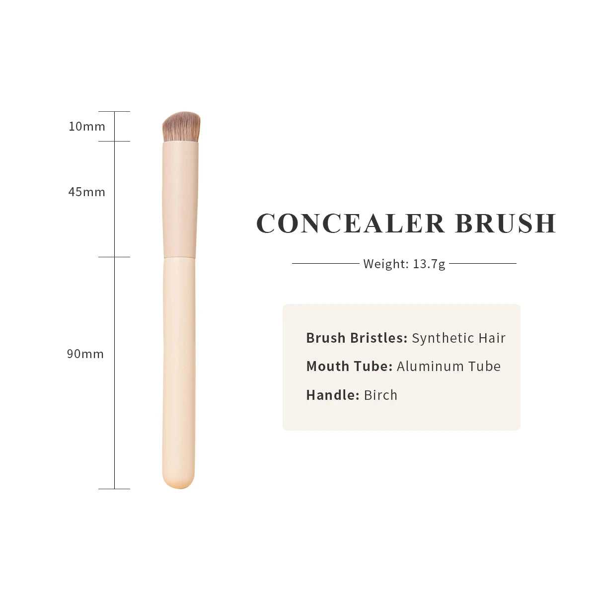 Goat Hair Face Brush – For Powder, Blush & Concealer
