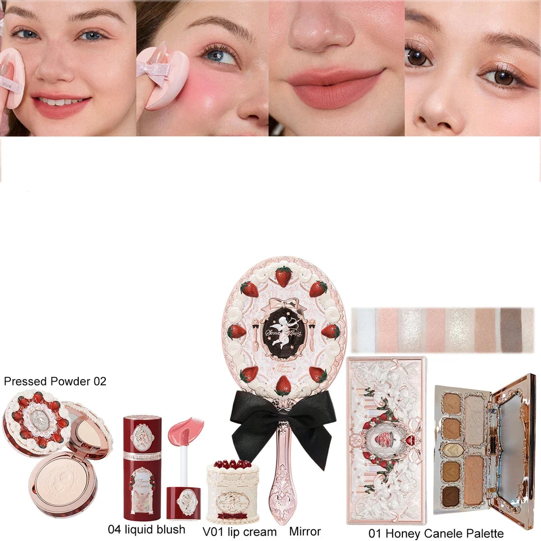 Flower Knows Strawberry Cupid Lip Cream & Blush Set