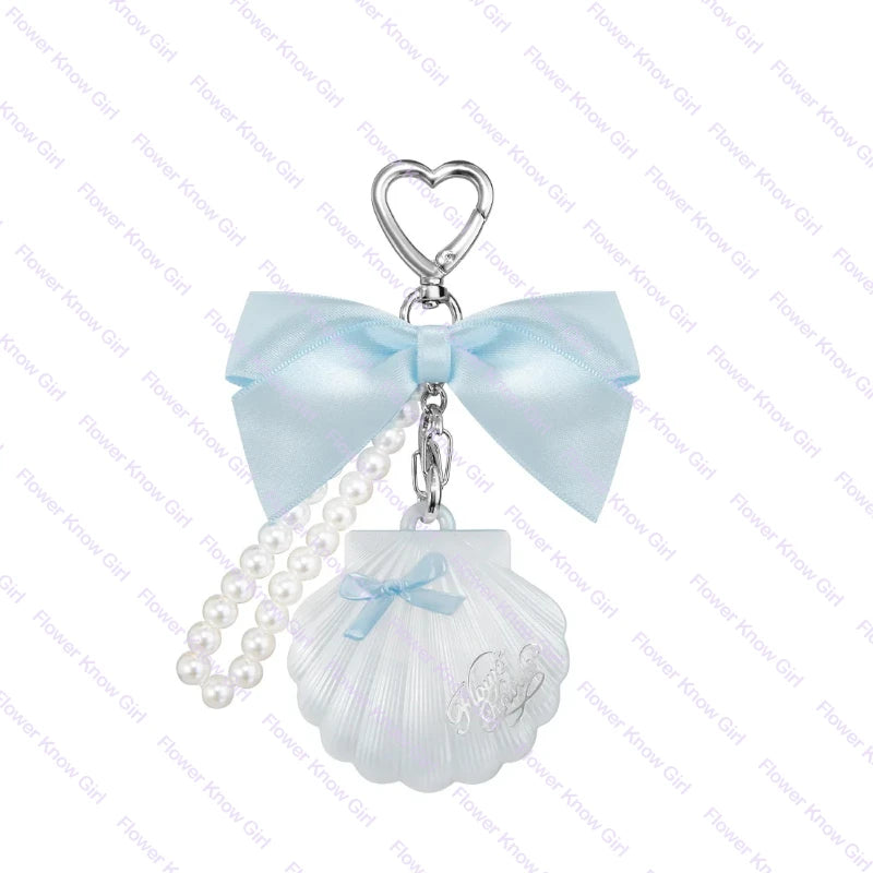 Highlighter Balm with Pearl Shell Keychain
