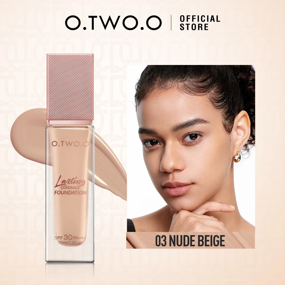 O.TWO.O Full Coverage Foundation – Moisturizing, Oil-Free, Waterproof BB Cream