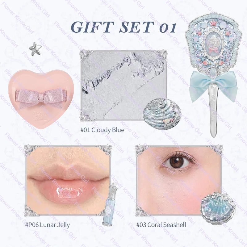 Flower Knows Jewel Gift Set – Eyeshadow, Lip & Blush Trio