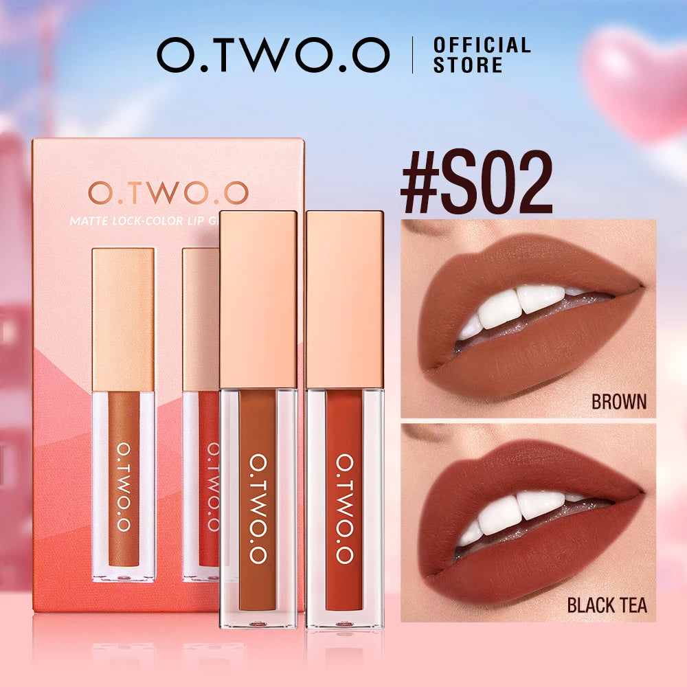 O.TWO.O 2-Piece Matte Lipstick Set