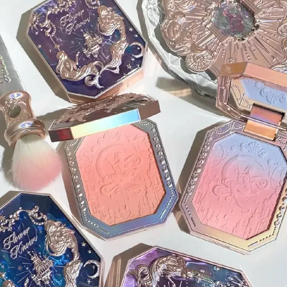 Moonlight Mermaid Tri-Color Matte Blush
