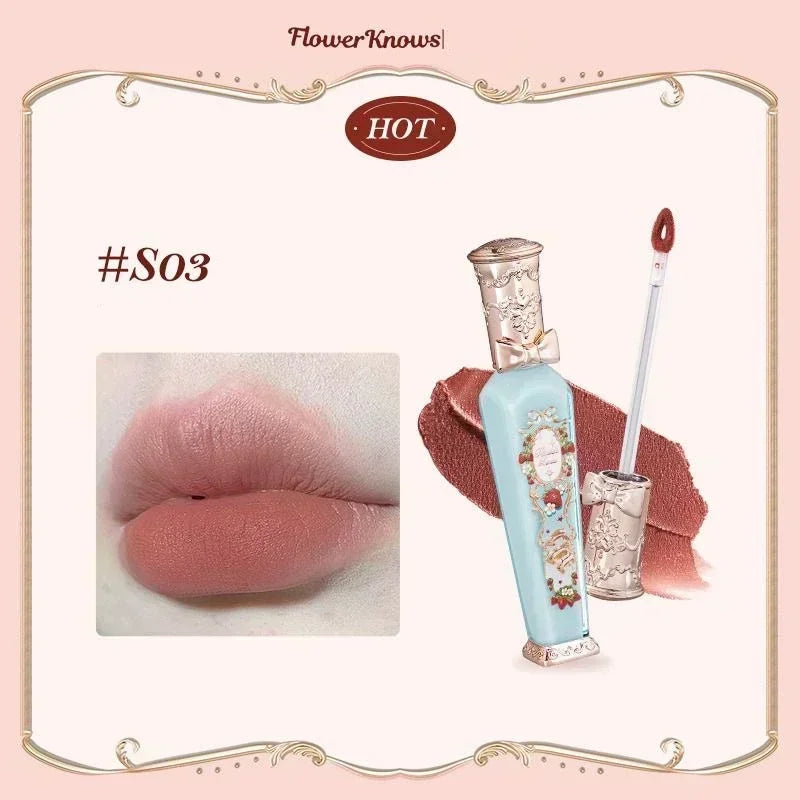 Flower Knows Swan Ballet Lipstick – Velvet Matte, Long-Lasting & Waterproof