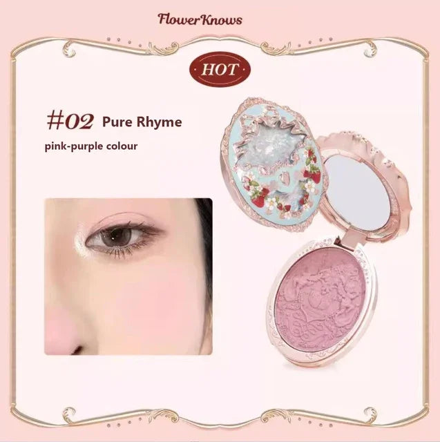 Strawberry Rococo Embossed Blush