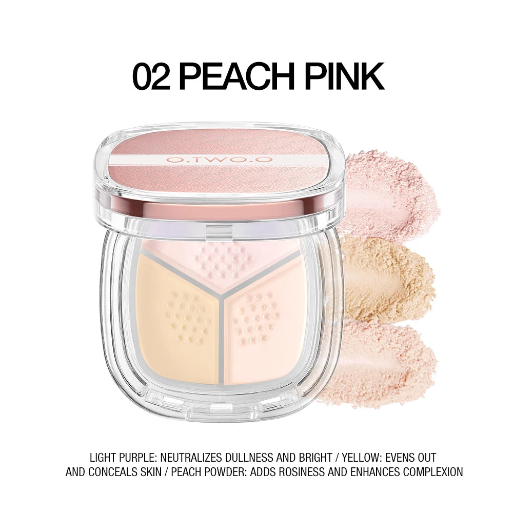 O.TWO.O Loose Setting Powder – 24H Matte, Oil-Control, Lightweight & Natural Finish