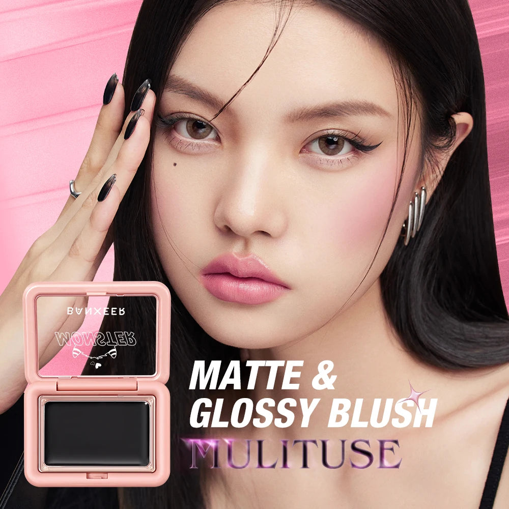 Cream Blush – 3-in-1 Matte & Shimmer, Waterproof, Long-Lasting Face Makeup (5 Colors)