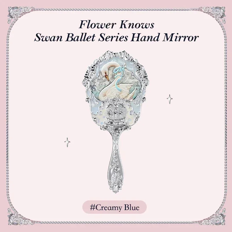 Swan & Mermaid Handheld Mirror