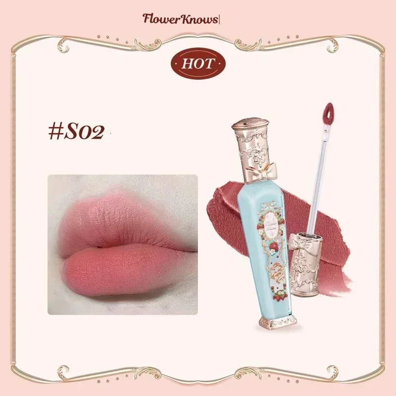 Flower Knows Swan Ballet Lipstick – Velvet Matte, Long-Lasting & Waterproof