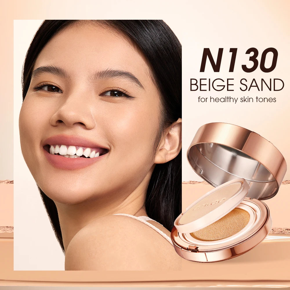 O.TWO.O 2-in-1 Air Cushion BB Cream – High Coverage, Oil-Control, Setting Powder