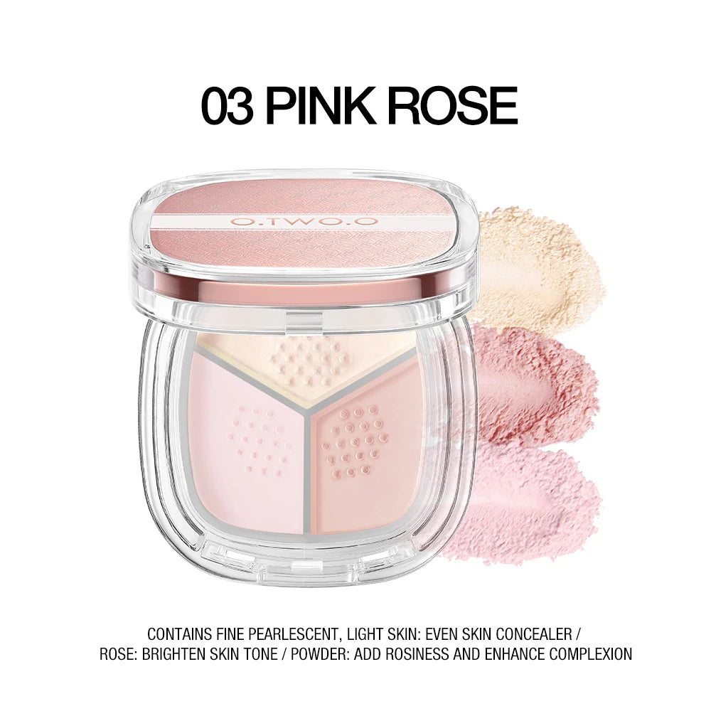 O.TWO.O Loose Setting Powder – 24H Matte, Oil-Control, Lightweight & Natural Finish