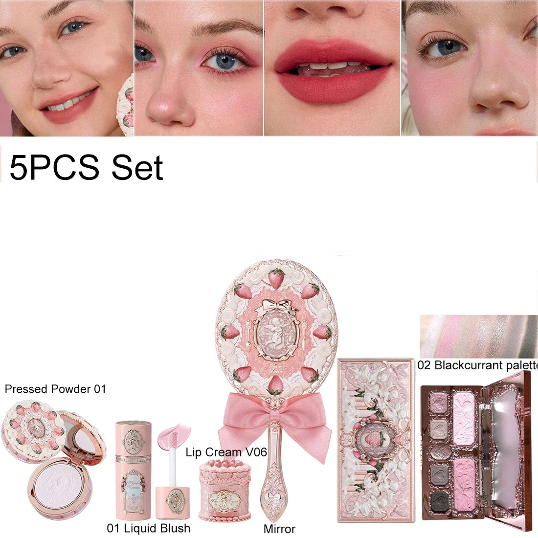 Flower Knows Strawberry Cupid Lip Cream & Blush Set