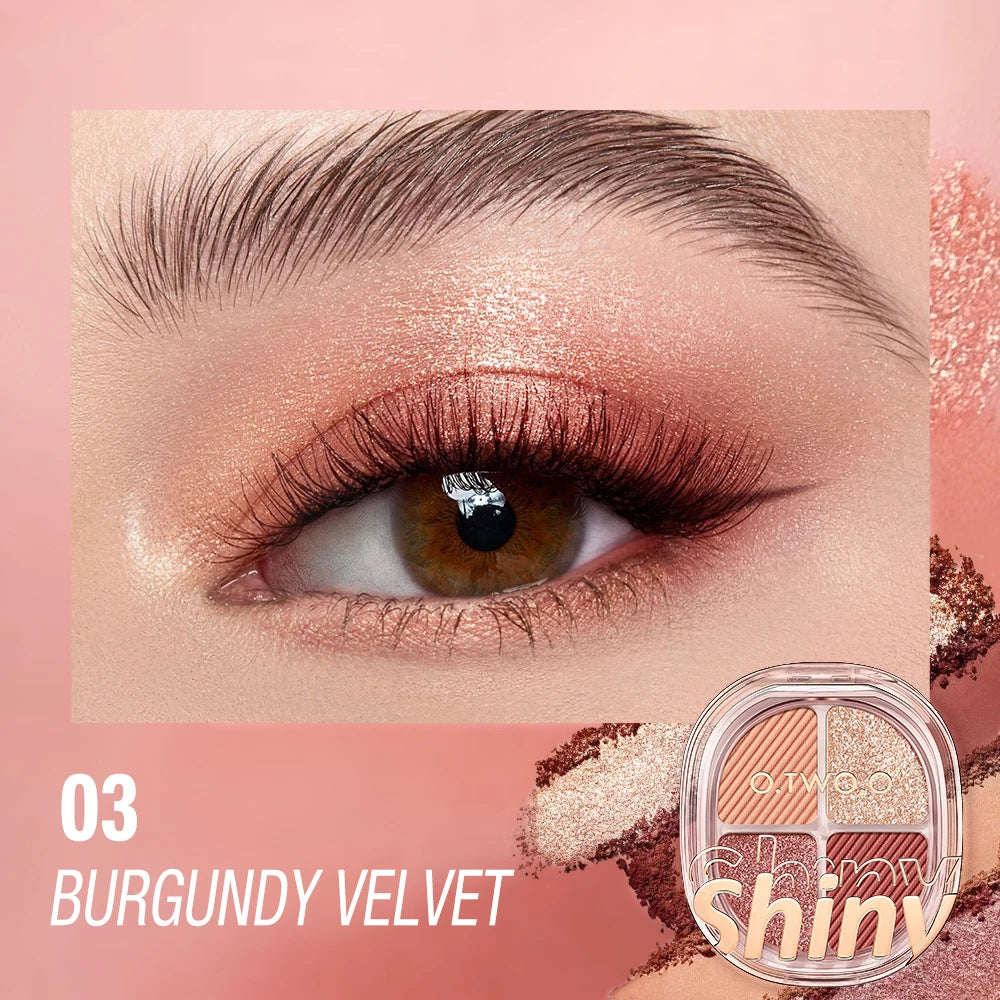 O.TWO.O 4-Color Eyeshadow Palette