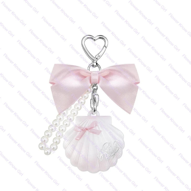 Highlighter Balm with Pearl Shell Keychain