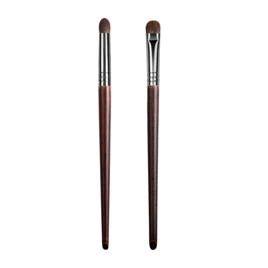 Professional Goat Hair Makeup Brush Set – Tapered, Smudge & Shader Brushes