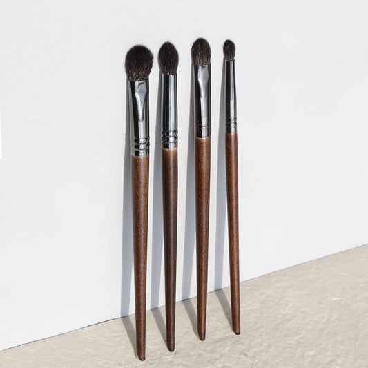 4-Piece Makeup Brush Set – For Powder & Eyeshadow Blending