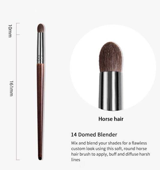 Dome-Shaped Bullet Brush – Pony Hair for Concealer & Detail Blending (1pc)