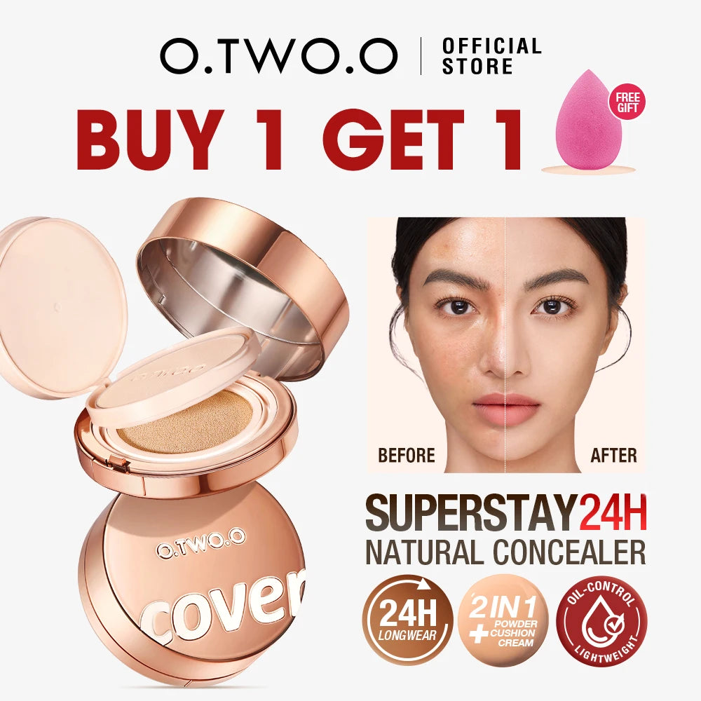 O.TWO.O 2-in-1 Air Cushion Powder