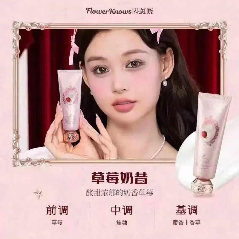 Flower Knows Strawberry Cupid Perfume Balm & Hand Cream Set – Unisex