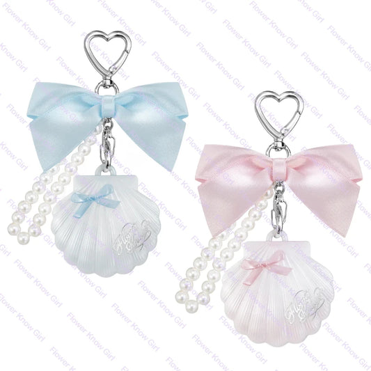 Highlighter Balm with Pearl Shell Keychain