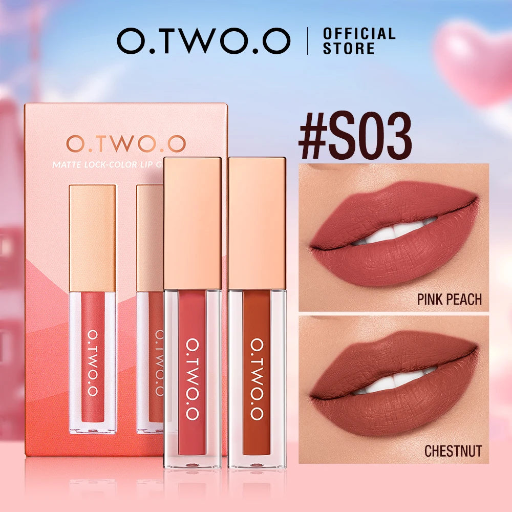 O.TWO.O 2-Piece Matte Lipstick Set