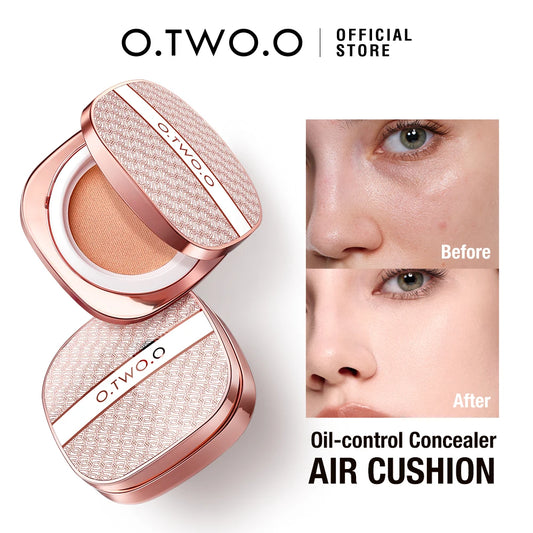 O.TWO.O Air Cushion BB Cream – Matte, Waterproof, Oil-Control with Puff