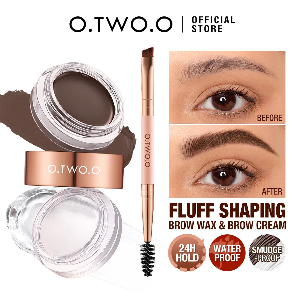 O.TWO.O 2-in-1 Waterproof Eyebrow Pomade & Gel