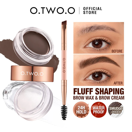O.TWO.O 2-in-1 Waterproof Eyebrow Pomade & Gel
