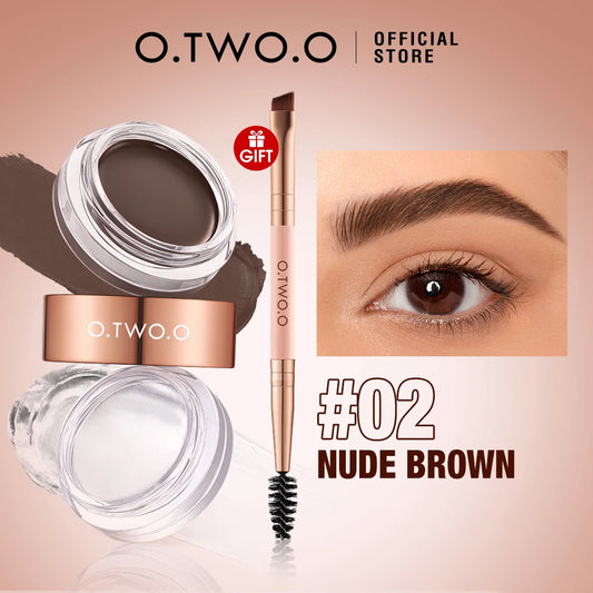 O.TWO.O 2-in-1 Eyebrow Gel Wax