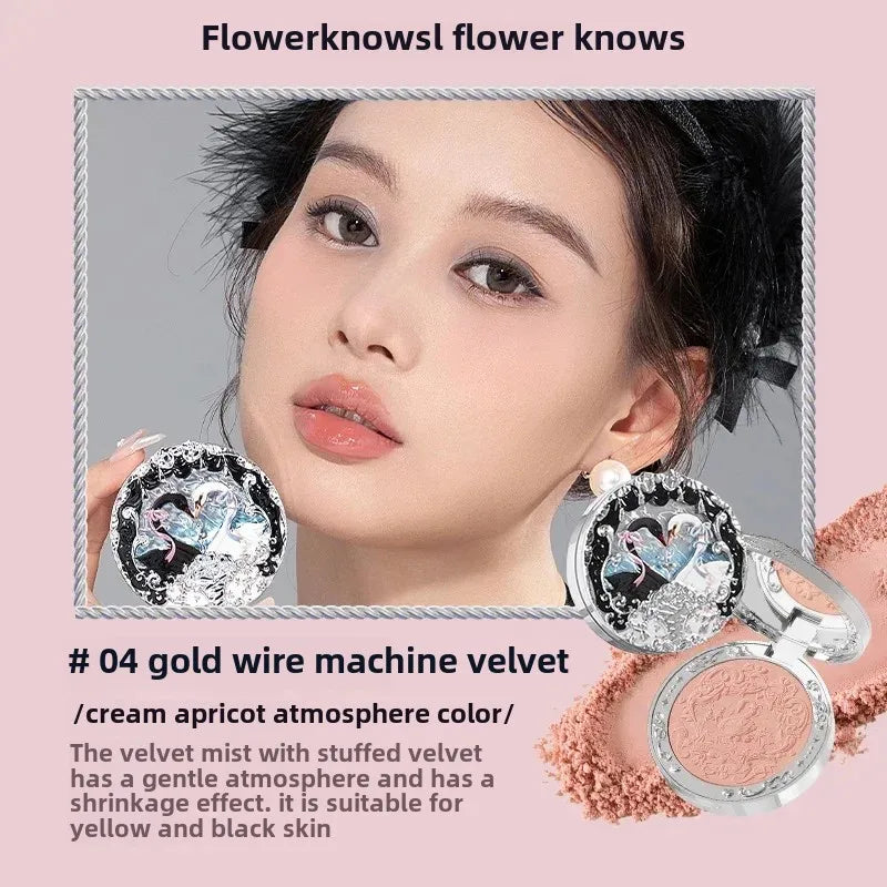 Swan Ballet Velvet Blush Set