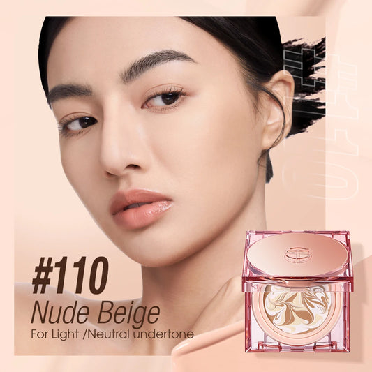 O.TWO.O Triple Cushion Compact – BB & CC Cream, Concealer, Oil-Control, High Coveragecush