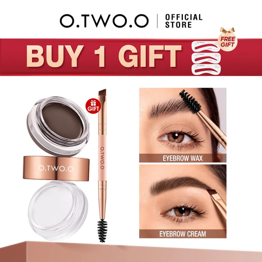 O.TWO.O 2-in-1 Eyebrow Gel Wax