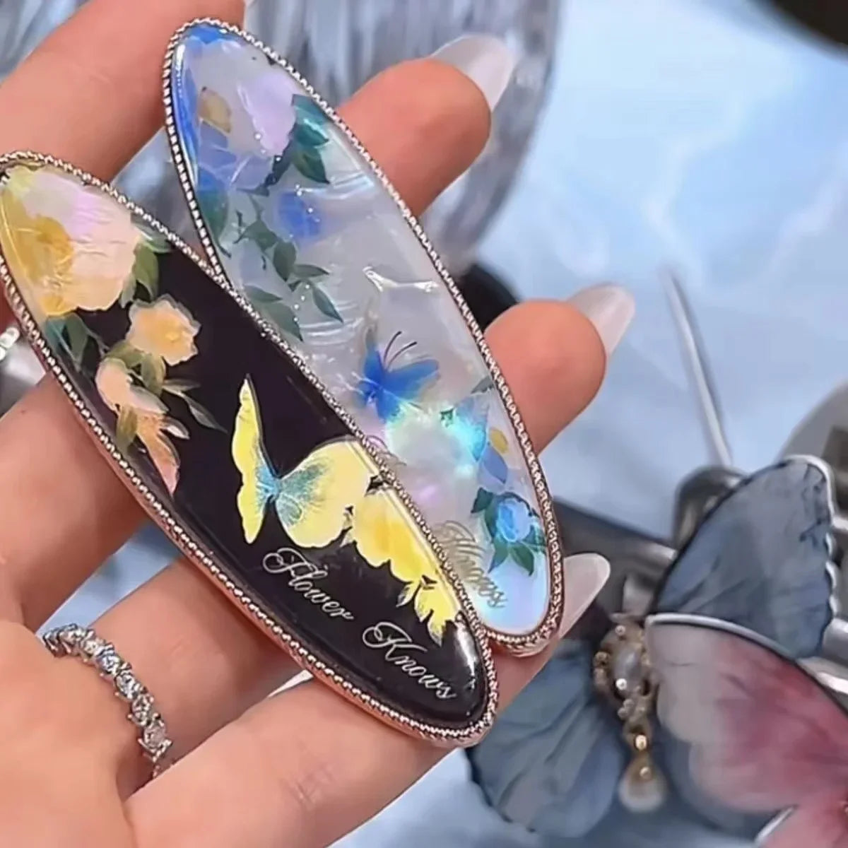 Butterfly Cloud Hairpin