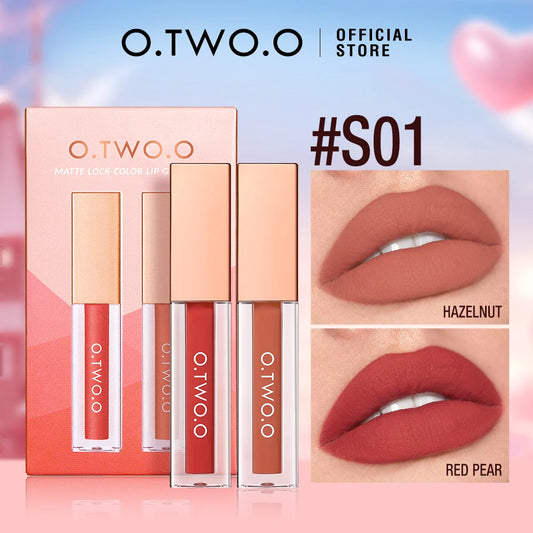 O.TWO.O 2-Piece Matte Lipstick Set