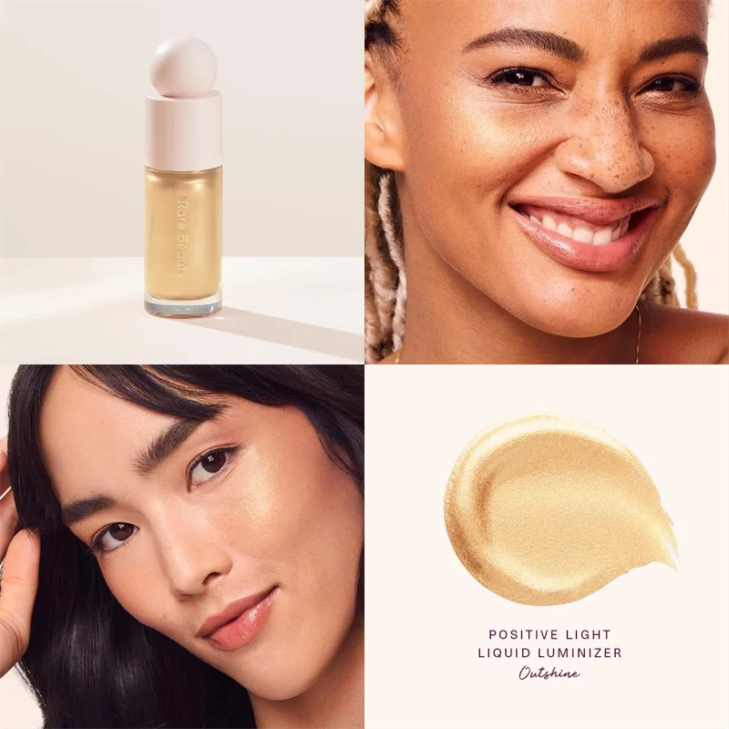 Rare Beauty Shimmer Liquid Highlighter – Long-Lasting Glow for Face & Body