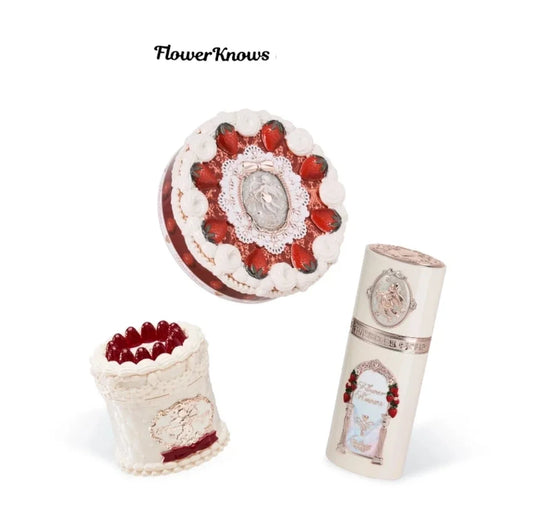 Flower Knows Strawberry Cupid Makeup Set – Blush & Velvet Matte Lipstick