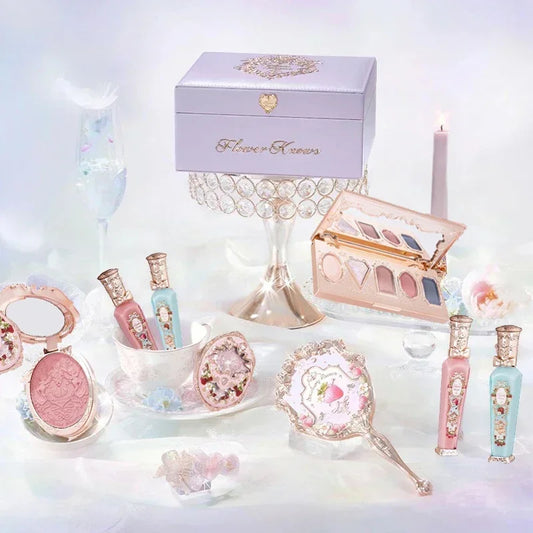 Flower Knows Strawberry Rococo All-In One Gift Set  – Eyeshadow, Blush, Powder & Lip Cream