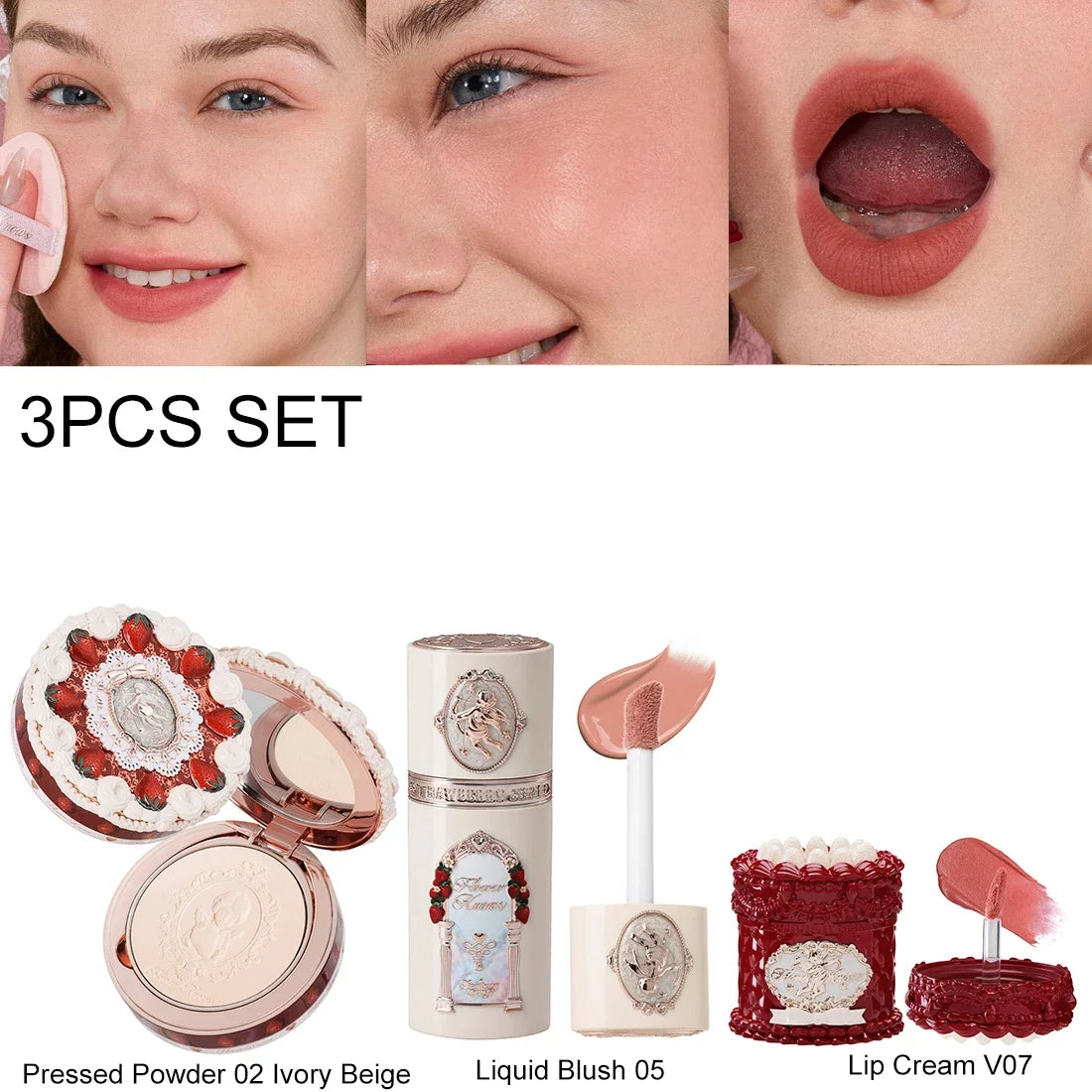 Flower Knows Strawberry Cupid Lip Cream & Blush Set