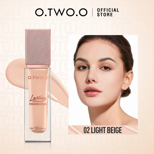 O.TWO.O Full Coverage Foundation – Moisturizing, Oil-Free, Waterproof BB Cream