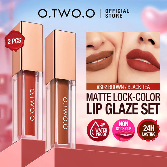 O.TWO.O 2-Piece Matte Lipstick Set