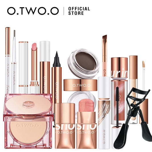 O.TWO.O Full Makeup Set – 10-Piece Kit with Foundation, Mascara, Eyeliner & More